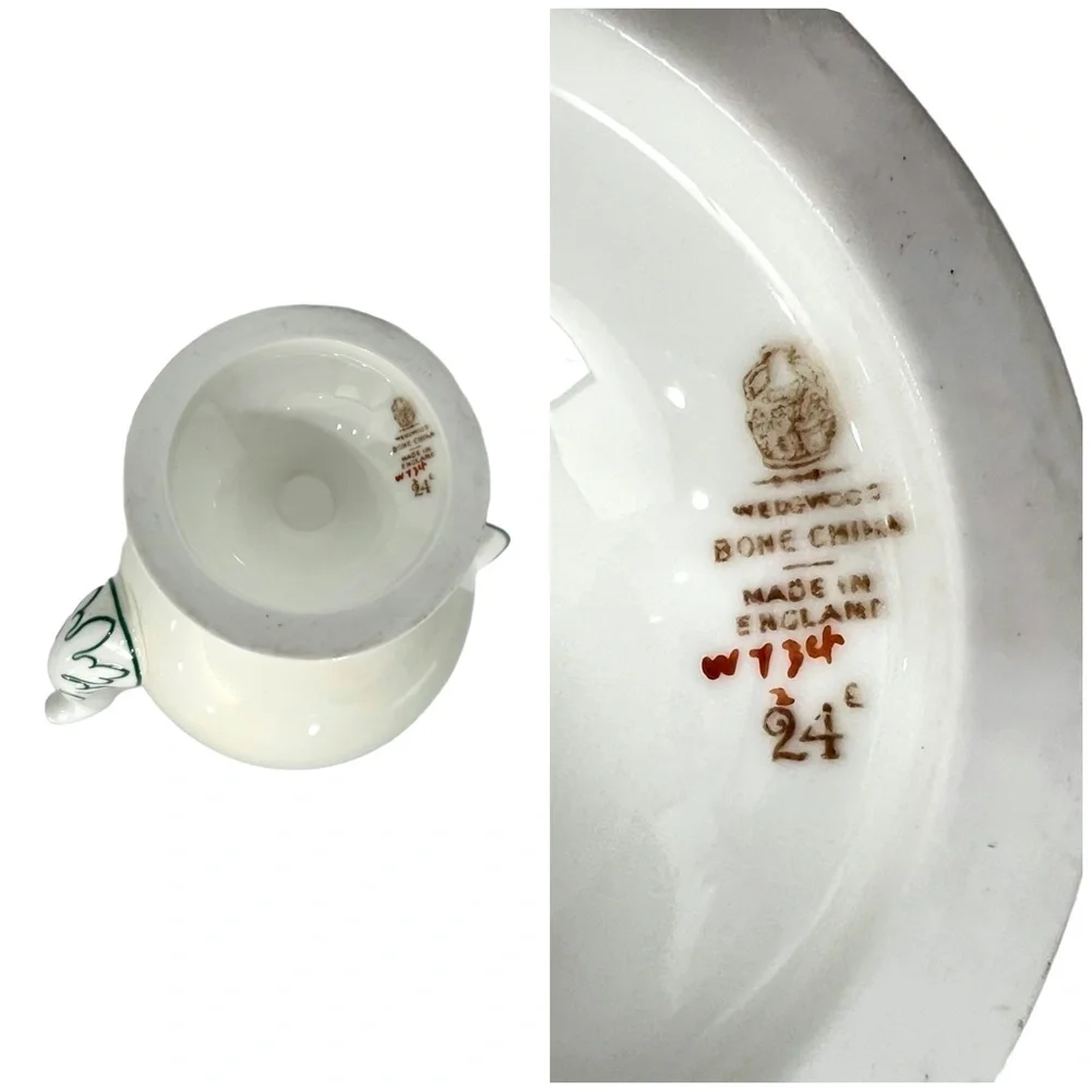 WEDGWOOD SHAH BONE CHINA: CUPS & SAUCERS, TRAY, COFFEE POT, SUGAR BOWL & CREAMER